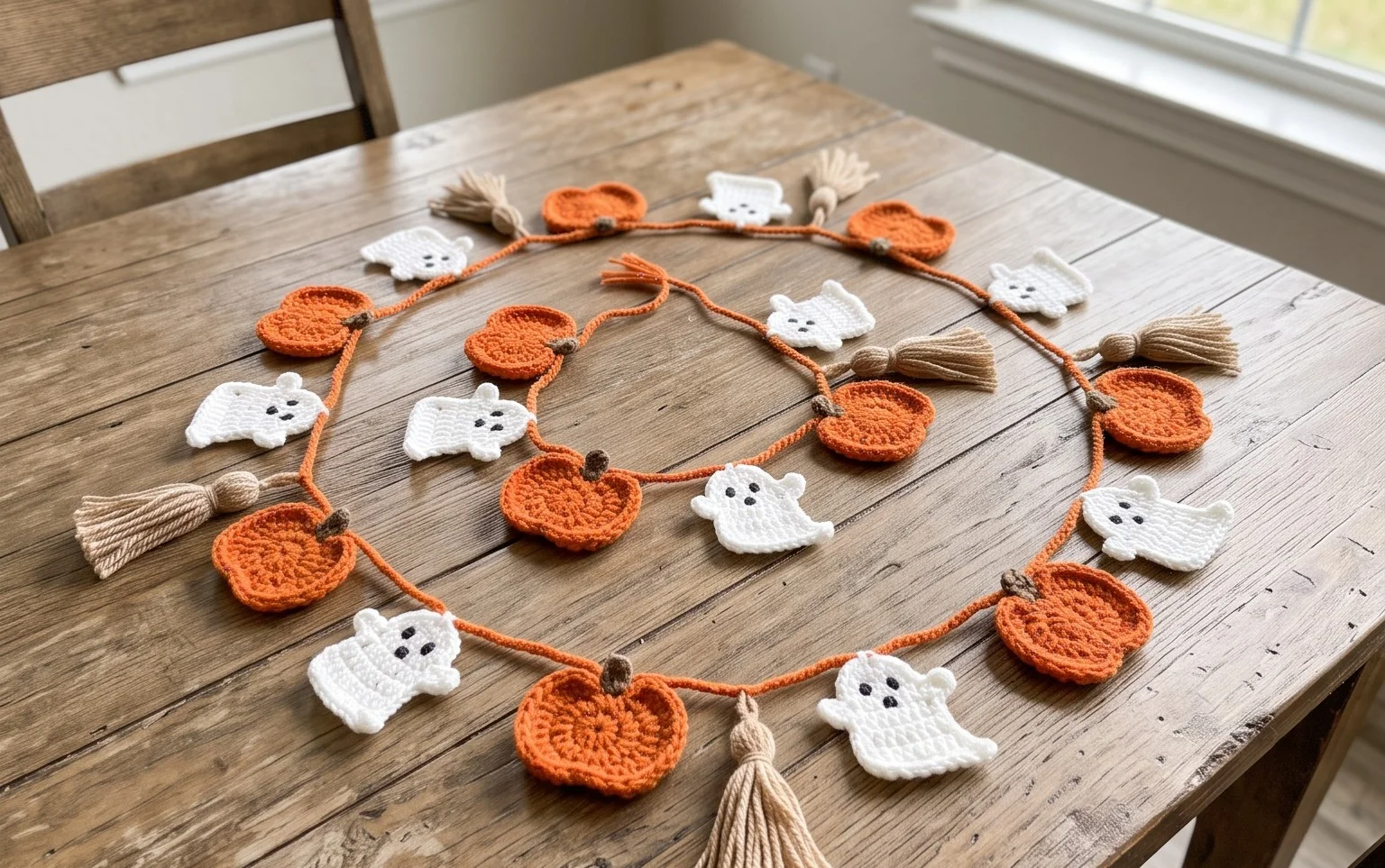 10 Free Easy Crochet Halloween Garland Patterns to Make