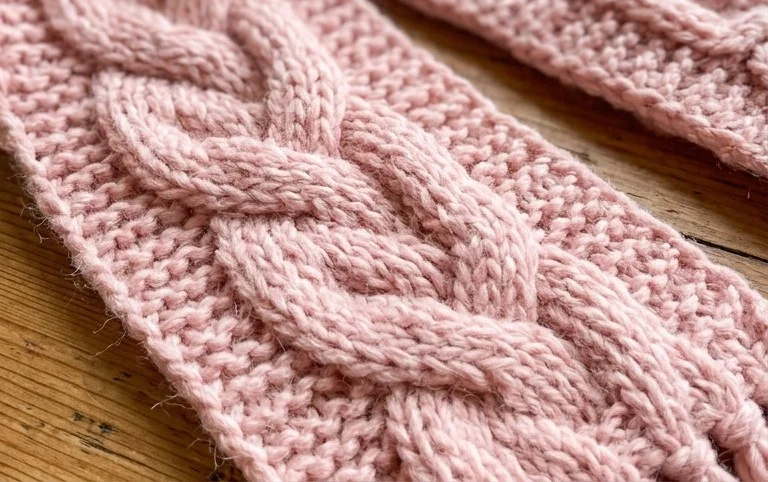 Knit Braided Scarf