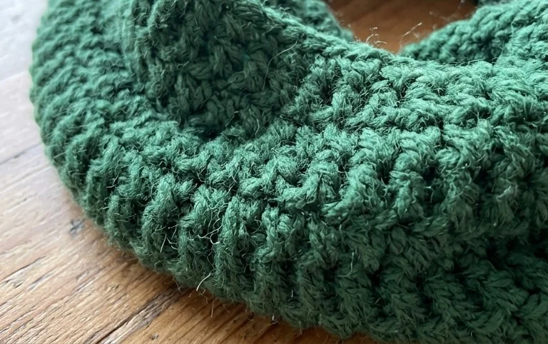 Cozy and Warm Crochet Infinity Scarf ::Free Pattern::