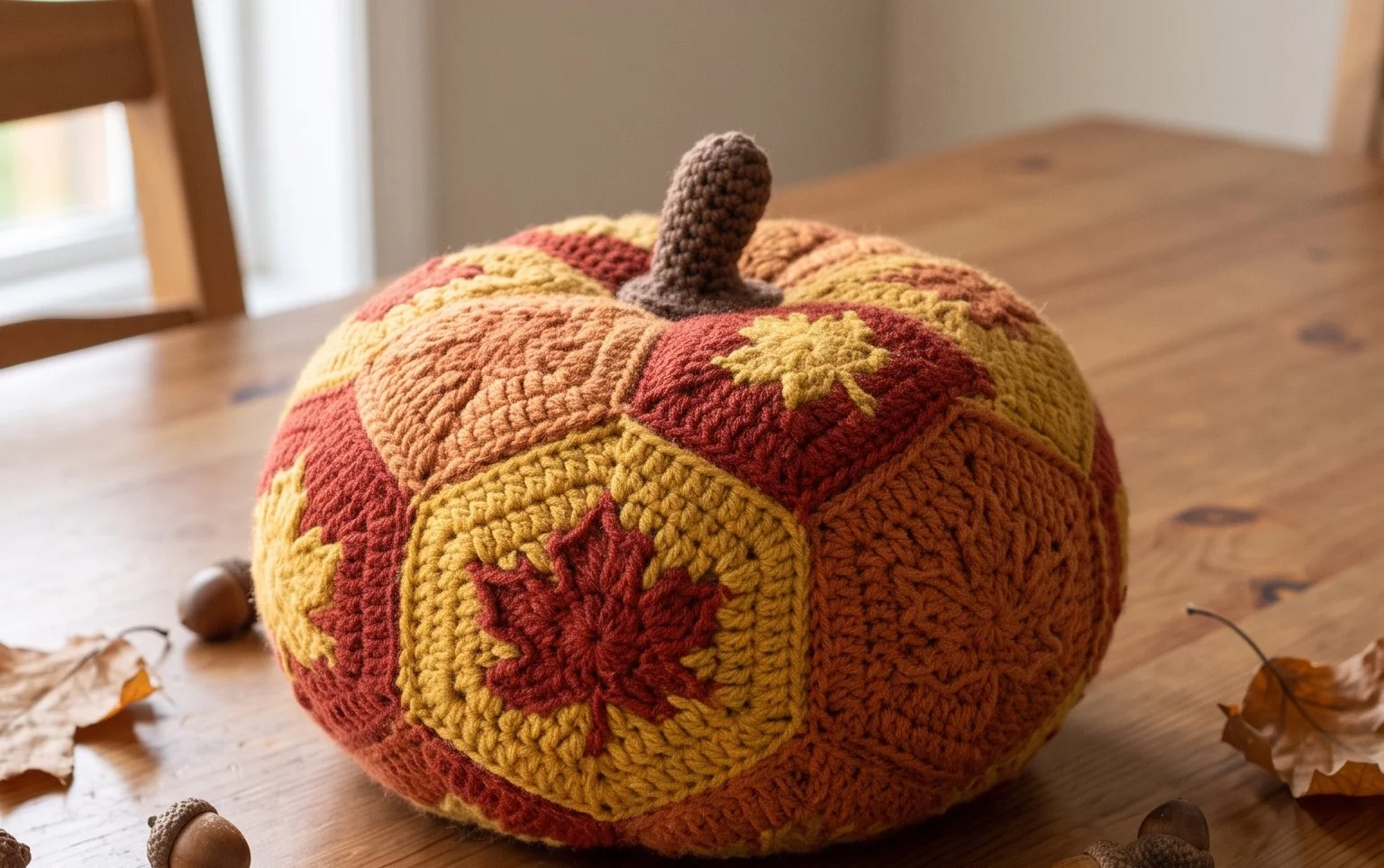 How to Crochet a Fall Pumpkin Motif: Step-by-Step Guide