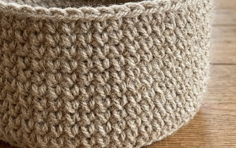 Moss Stitch Baskets – Free Crochet Pattern