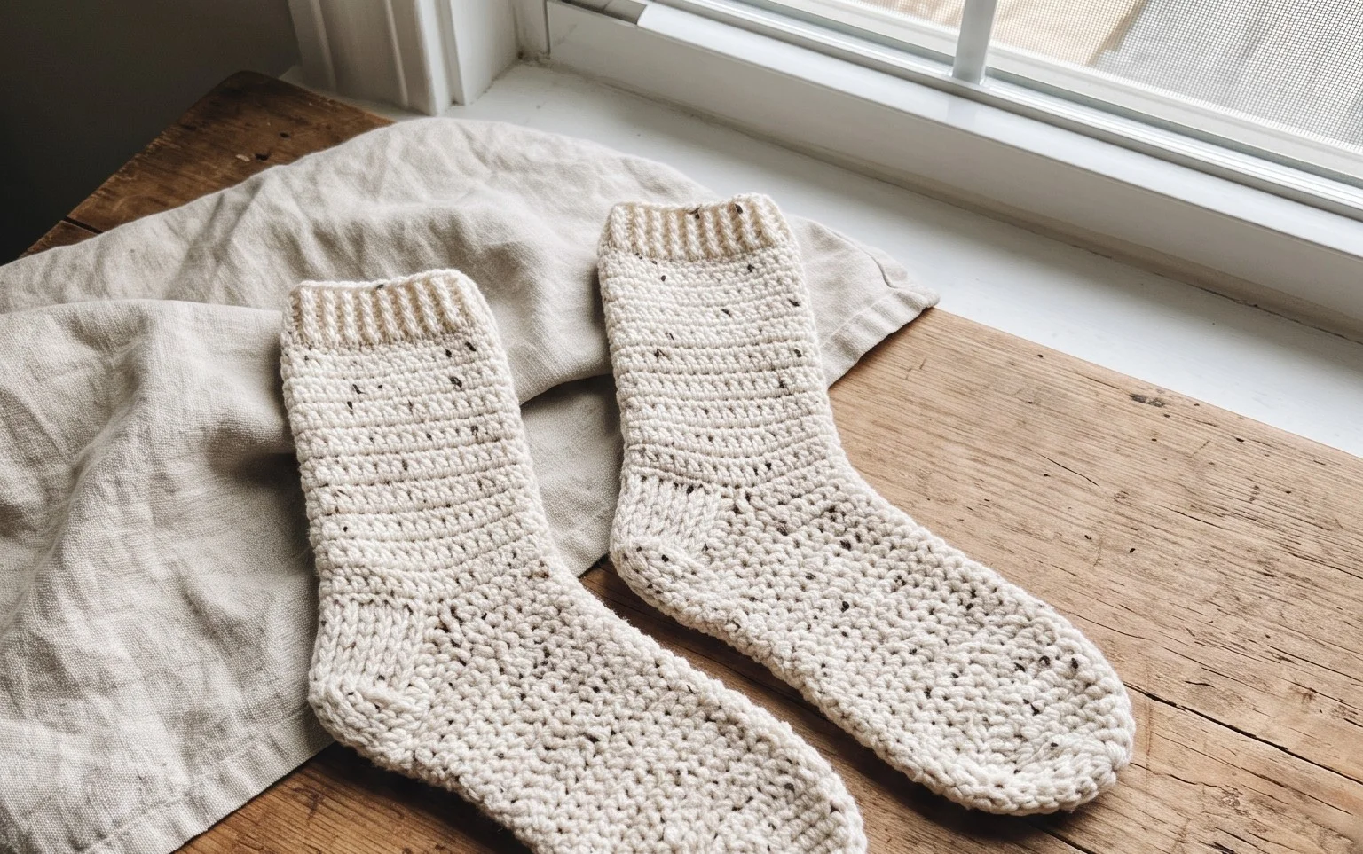 Easy Crochet Socks: Free Pattern for Beginners