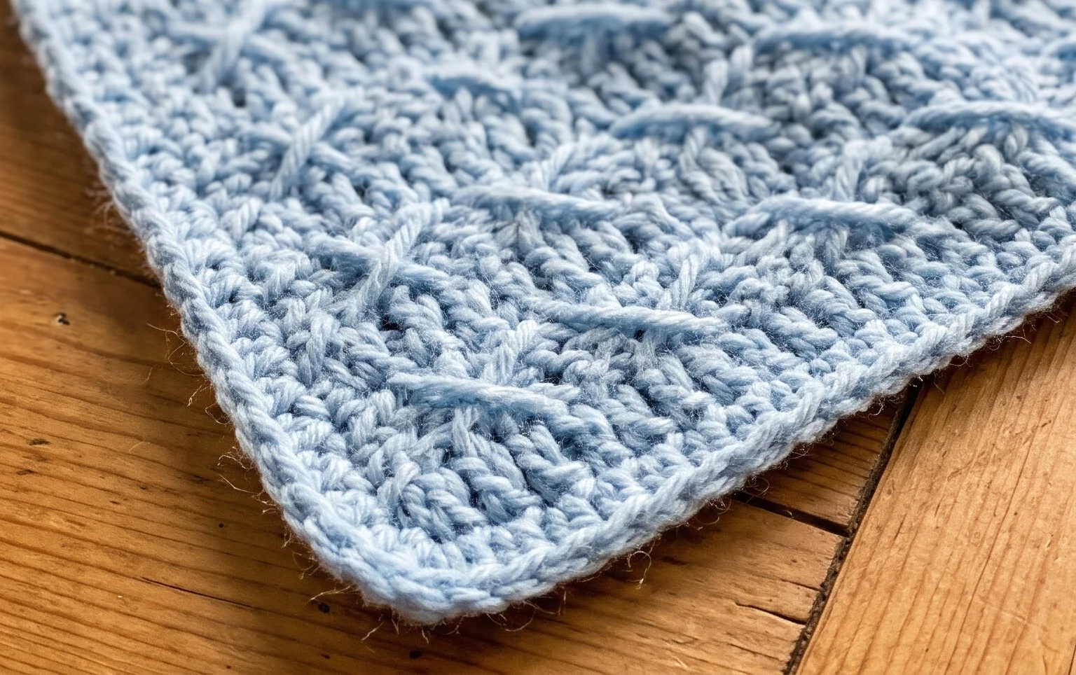 Crossed Double Crochet Baby Blanket | Free & Easy | The Loophole Fox